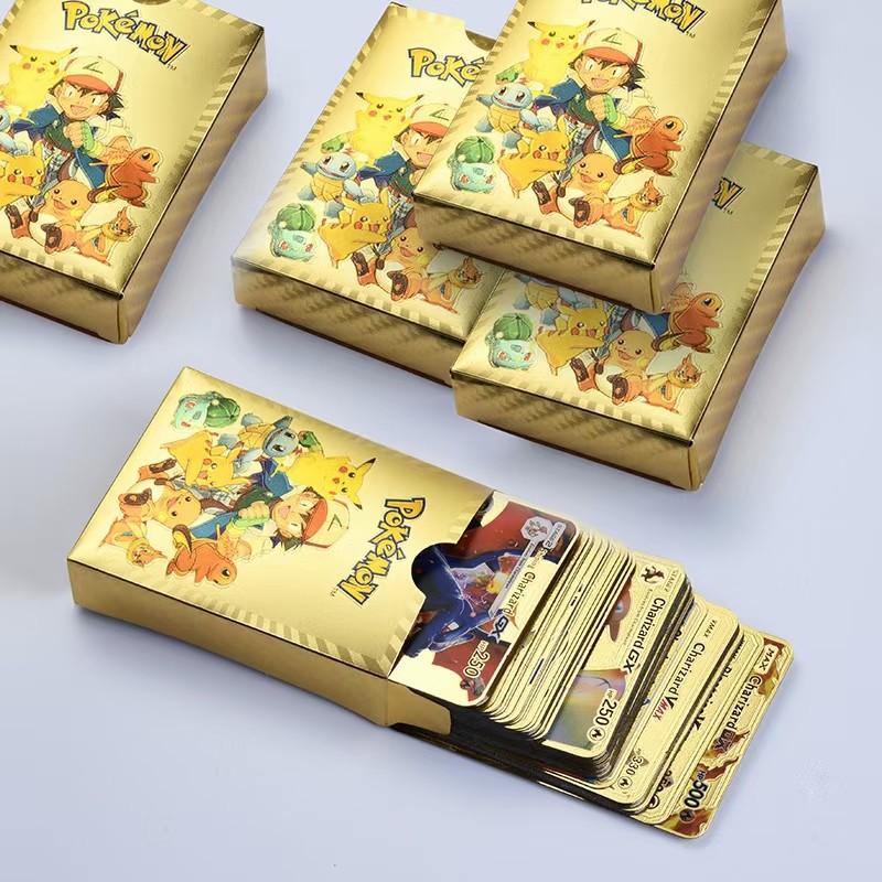 Ship Từ Tp.Hcm] 55 Cái Thẻ Pokemon Vàng Bạc Vmax Gx Thẻ Charizard Pikachu  Bộ Sưu Tập Hiếm Chiến Đấu Huấn Luyện Viên Hộp Thẻ Đồ Chơi Trẻ Em Giáng Sinh  |
