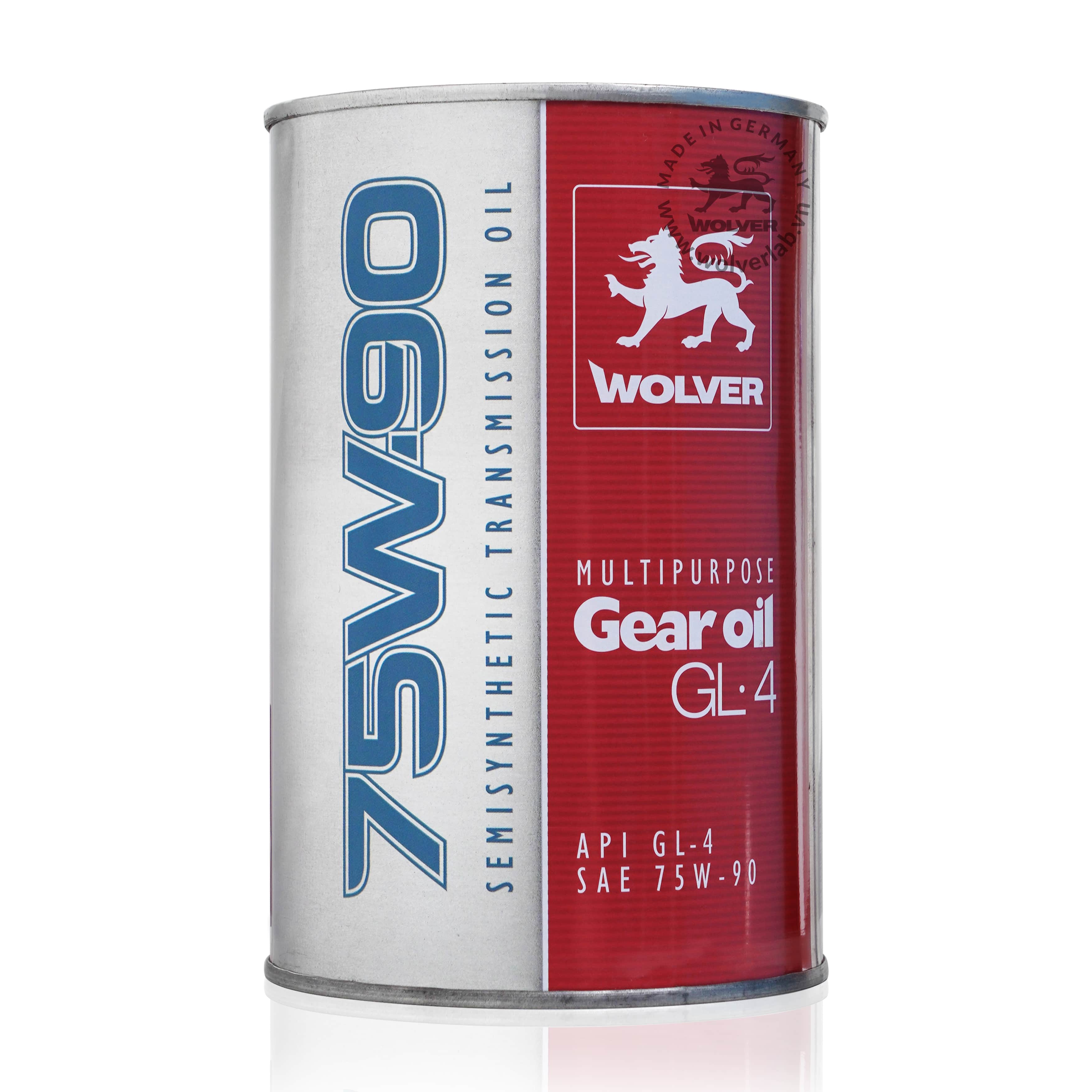 [HCM]Nhớt láp (hộp số) Wolver Gear Oil 75W90 1L GL-4
