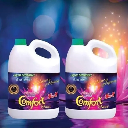 NƯỚC GIẶT xả comfor Remix 5 in 1, Cực Thơm Lâu, Giữ Mùi Cực Tốt, Can 3,6L