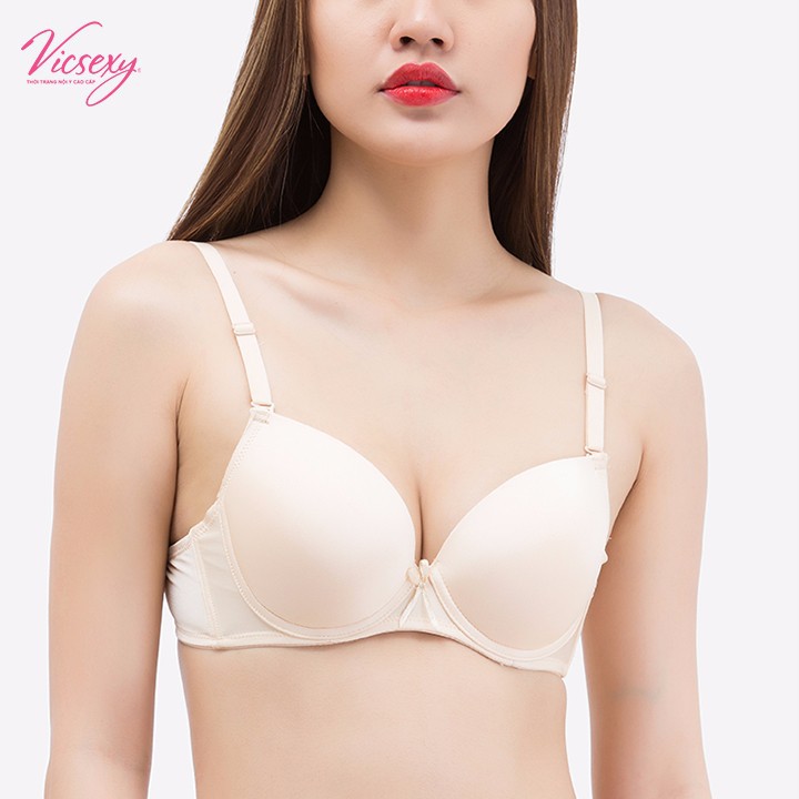 Áo ngực nữ boya trơn mút vừa 3cm 2 móc hàng công ty vnxk- by024tw
