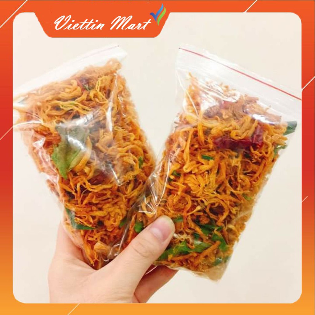 100g khô gà lá chanh thơm ngon - gói ăn thử