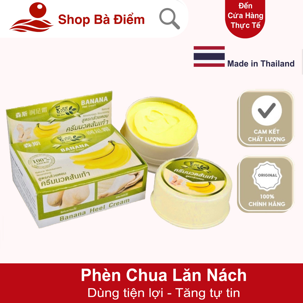 Kem trị nứt gót chân The banana Cream heels Thái Lan