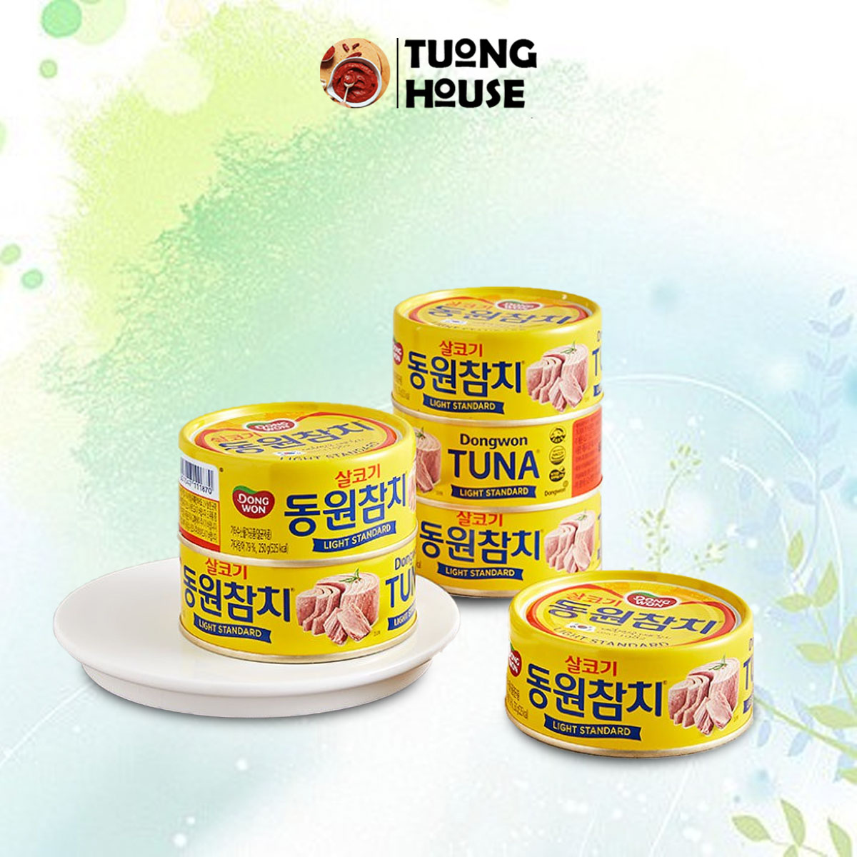 Cá Ngừ Light Standard Tuna DONGWON Hộp 100G - Cá Ngừ Salad Hàn Quốc