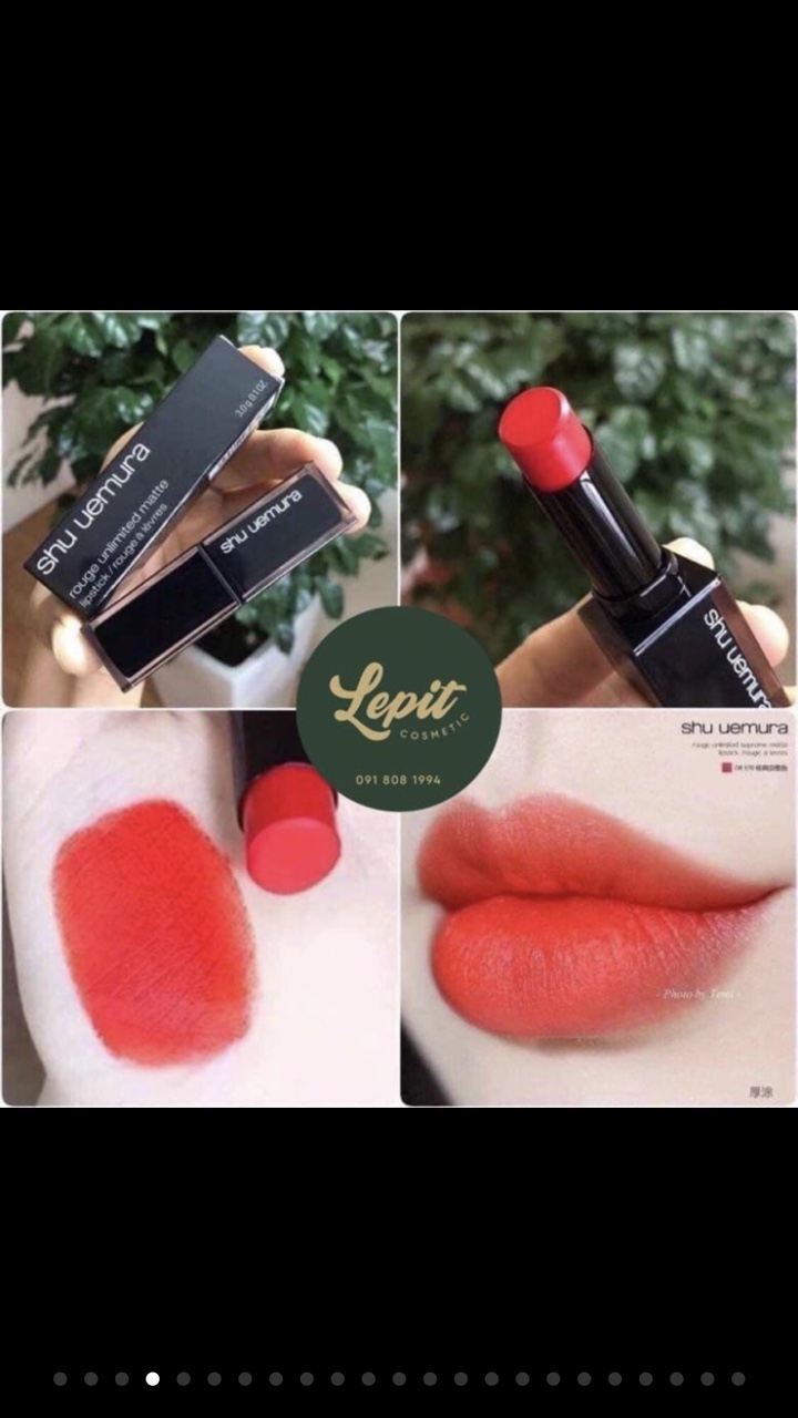 Son Shu uemura vỏ đen