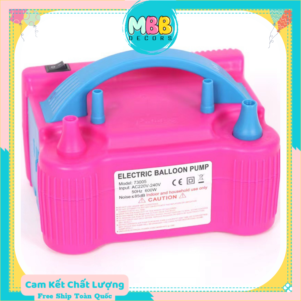 Phụ Kiện Sinh Nhật, Máy Bơm Bong Bóng Bay Bằng Điện (Bơm 2 Bóng 1 Lần)