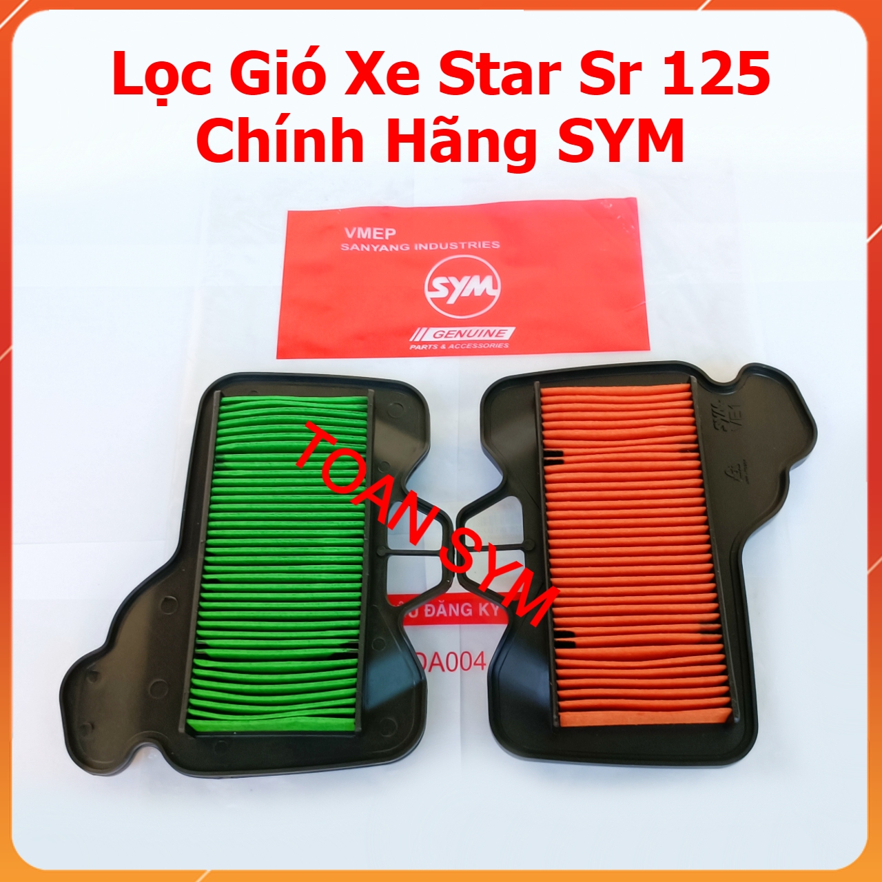 Lọc gió xe star sr 125 chính hãng sym