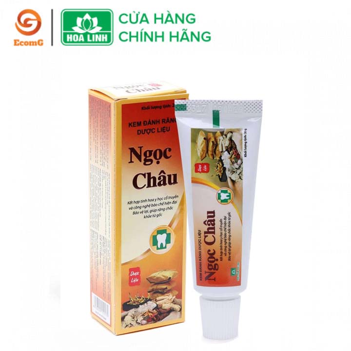 Kem đánh răng dược liệu Ngọc Châu truyền thống tuýp 20grm - NC1-05