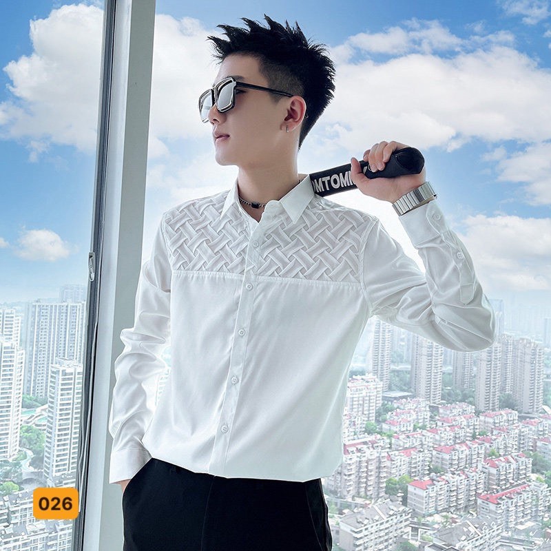 Áo sơ mi nam chất lụa thời trang cao cấp dg-shop ms4924