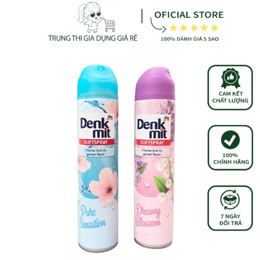 Xịt thơm phòng denkmit chai 300ml hàng đức