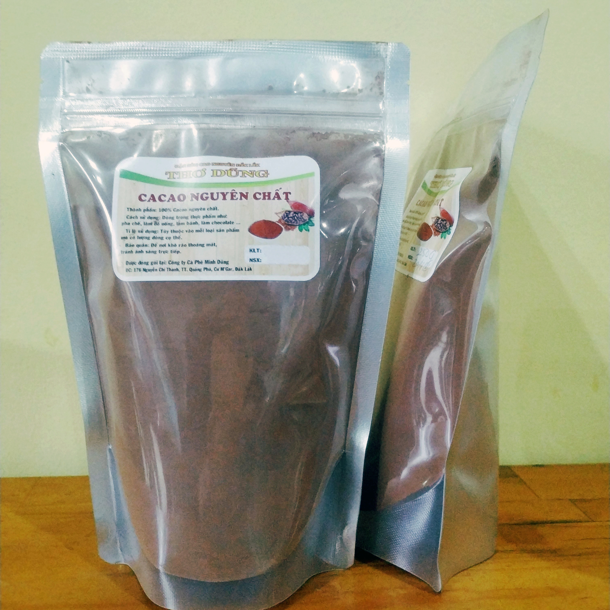Cacao nguyên chất daklak 250gr