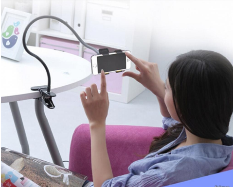 Đế kẹp đuôi khỉ xoay 360 độ tiện lợi đặt ở mọi nơi (Nhiều màu)