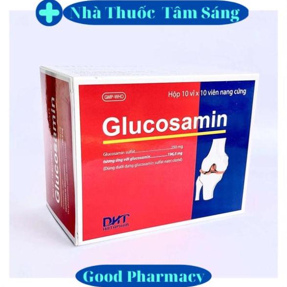 Glucosamin 250mg Viên Hà Tây Hộp 10 vỉ x 10 viên x h