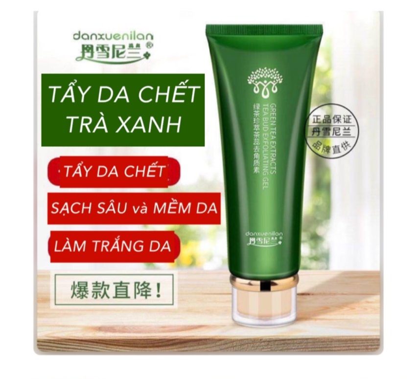 Tẩy Tế Bào Chết - Tẩy Da Chết Chiết Xuất Trà Xanh Giúp Trắng Da Sạch Mụn | Lazada.vn