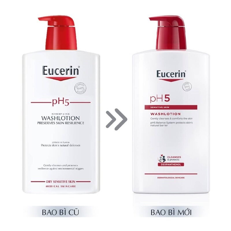 Sữa tắm dịu nhẹ eucerin ph5 washlotion 1000ml