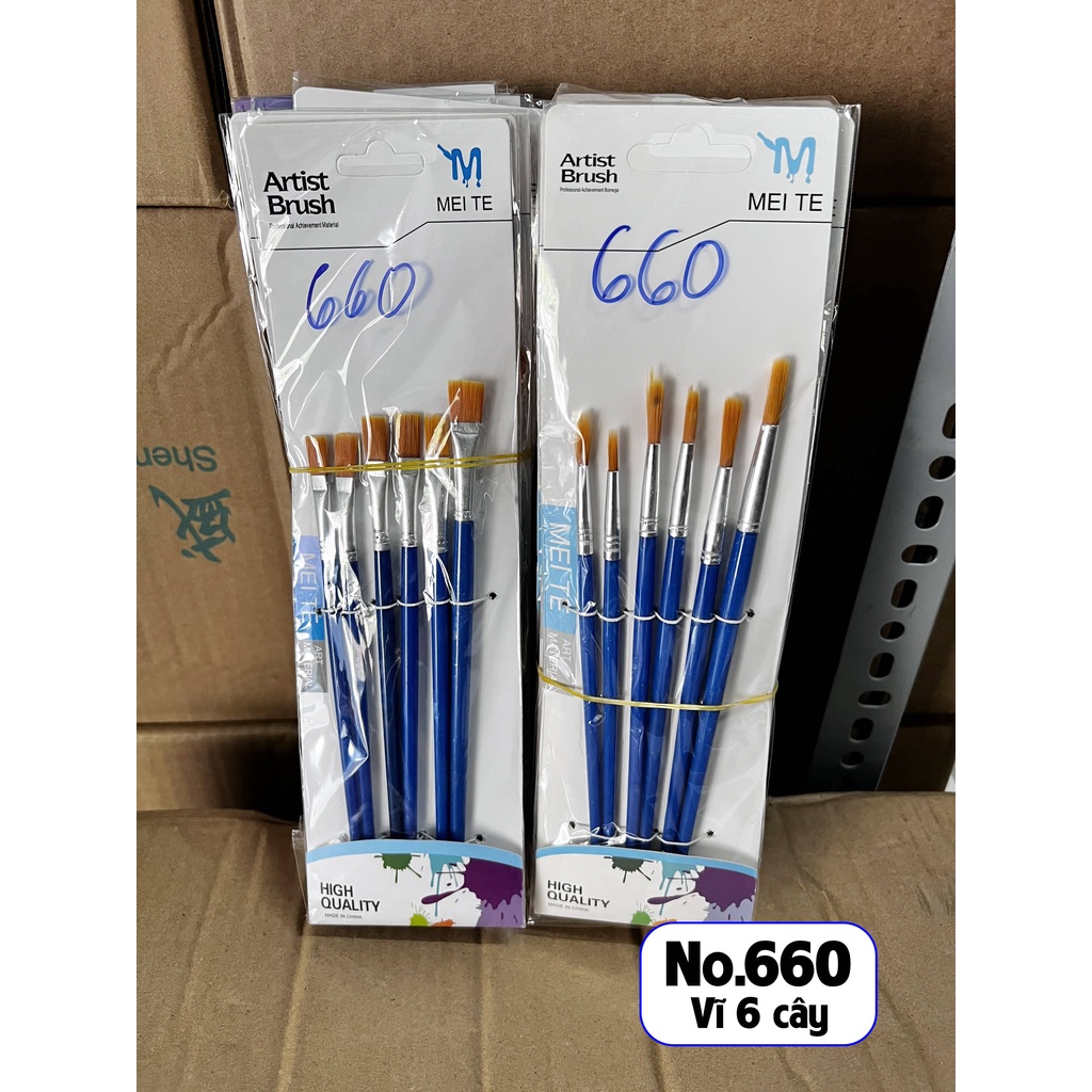 Cọ Dẹp Cơ Bản - Chuyên dụng vẽ màu nước, Acrylic, custom giày ...