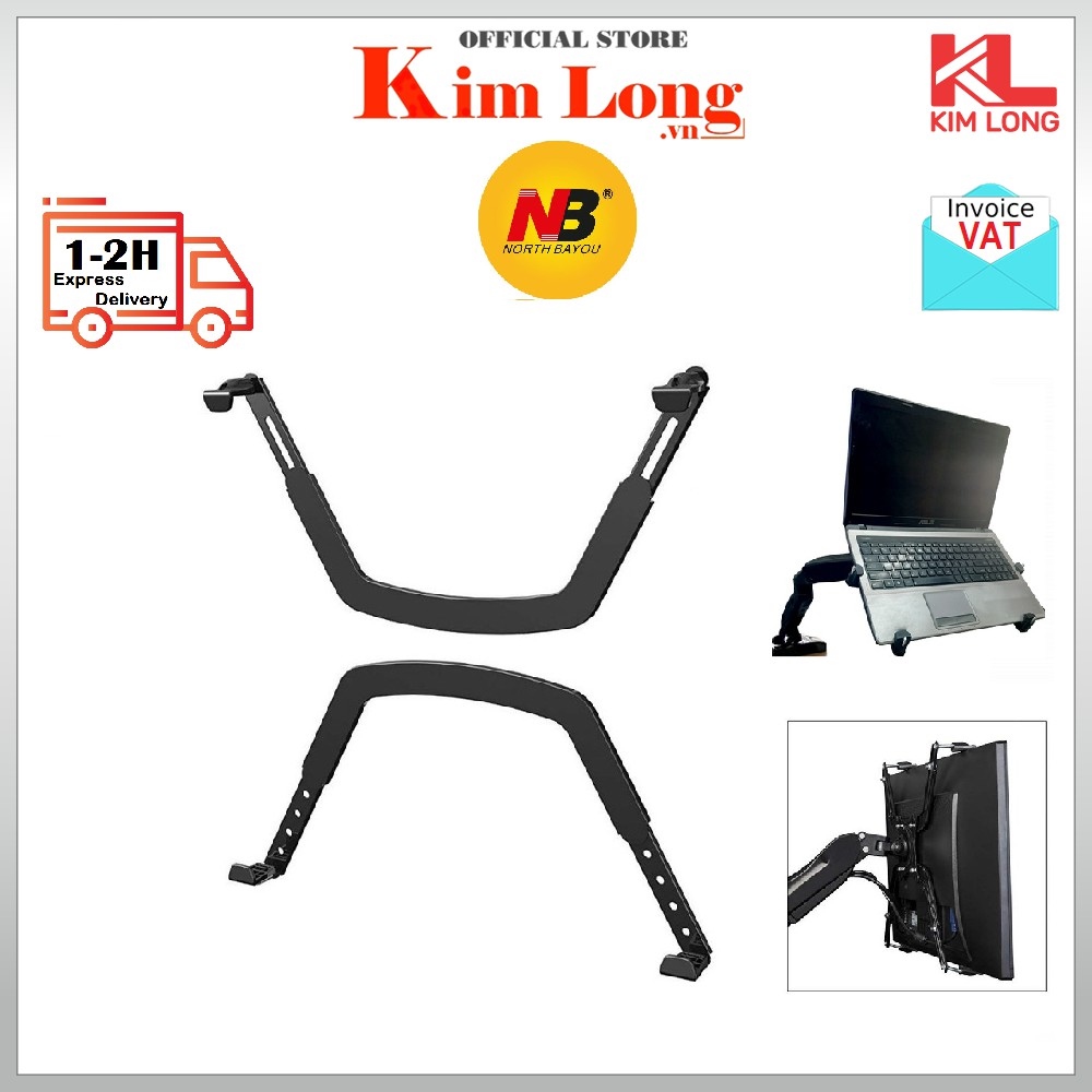 hot Kẹp Màn Hình North Bayou NB-FP1 (17-27inch) Cho Màn Hình Không Có Lỗ Bắt Vít - Hàng chính hãng
