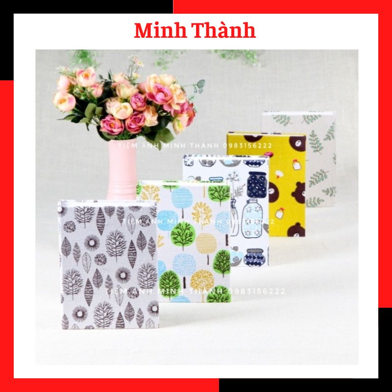 Album đựng ảnh 9x13 bìa vải đựng được 200 tấm
