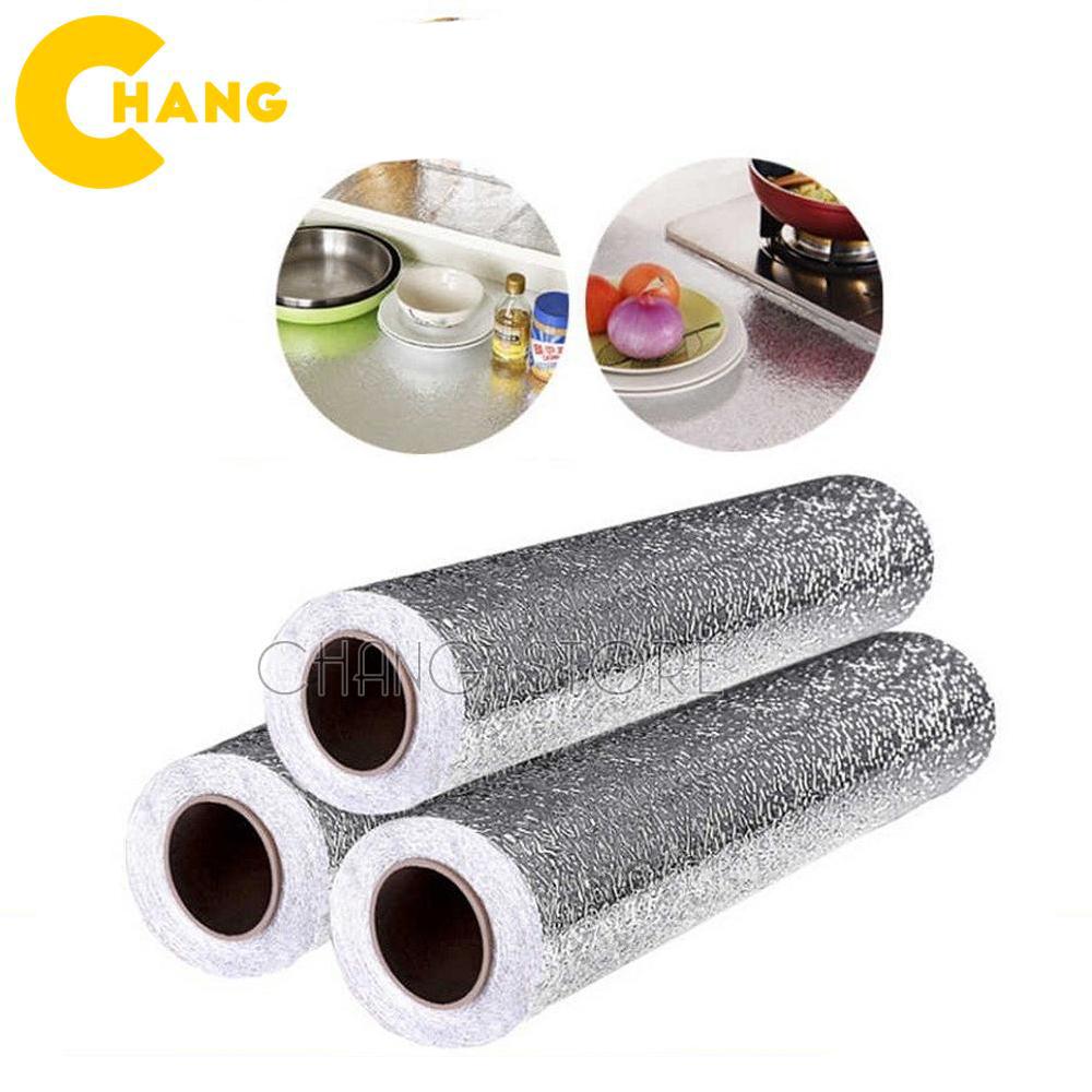 Cuộn Giấy Bạc Dán Tường Nhà Bếp Cách Nhiệt, Chống Thấm Nước, Chống Bám Bẩn ( 3mx60cm)