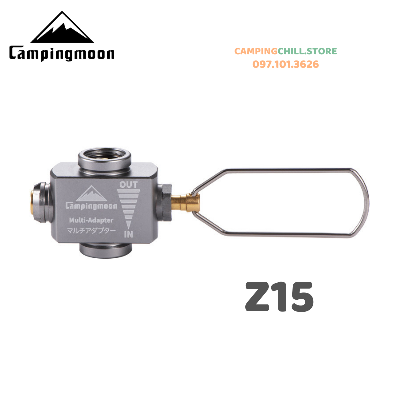 Đầu sang chiết bình ga mini dã ngoại campingmoon z-15