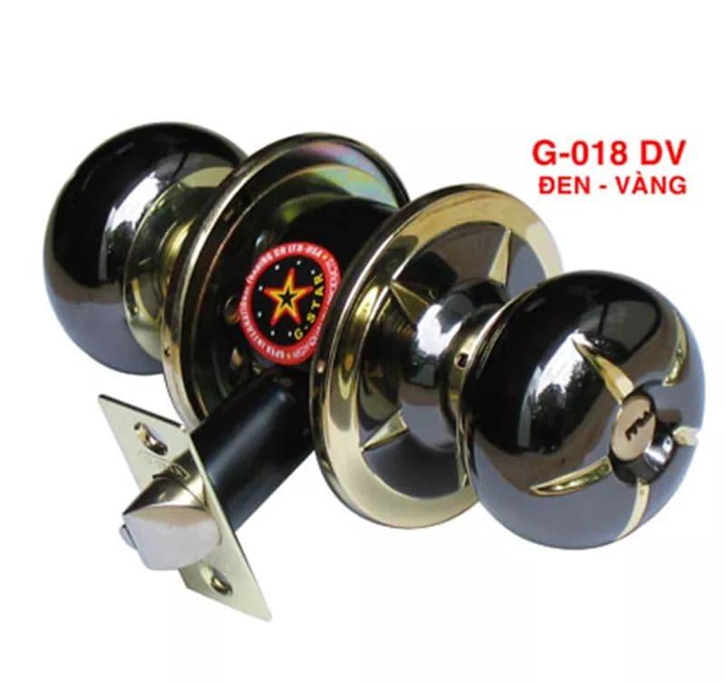 Khóa Cửa 2 Tay Nắm Tròn Loại 1 Đầu Chìa - 1 Đầu Nút Bấm CAO CẤP GSTAR ( BẢO HÀNH 12 THÁNG )