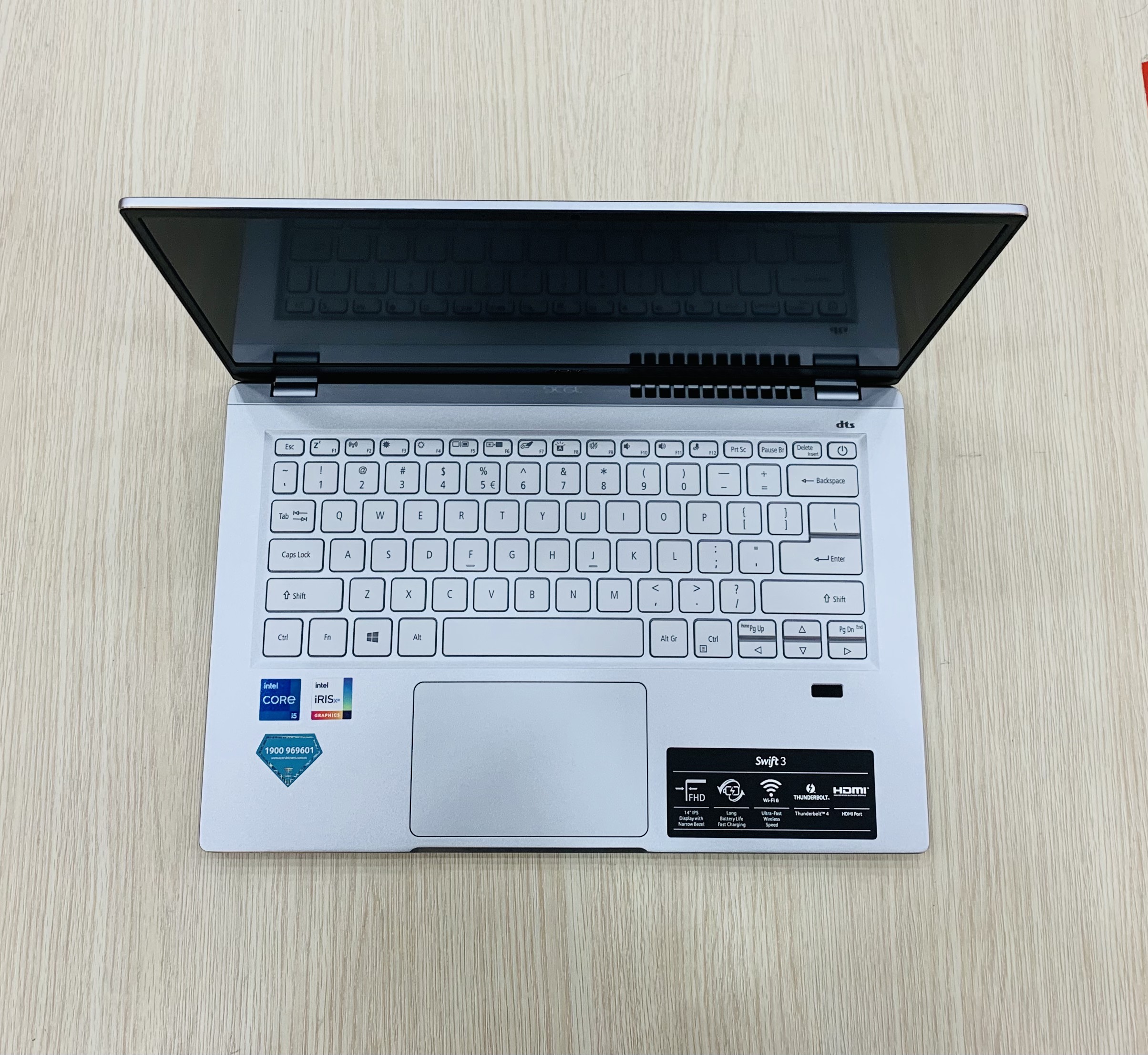Laptop acer swift 3 sf314 511 56g1 i5 1135g7/16gb/512gb ssd/win10 - hàng chính hãng
