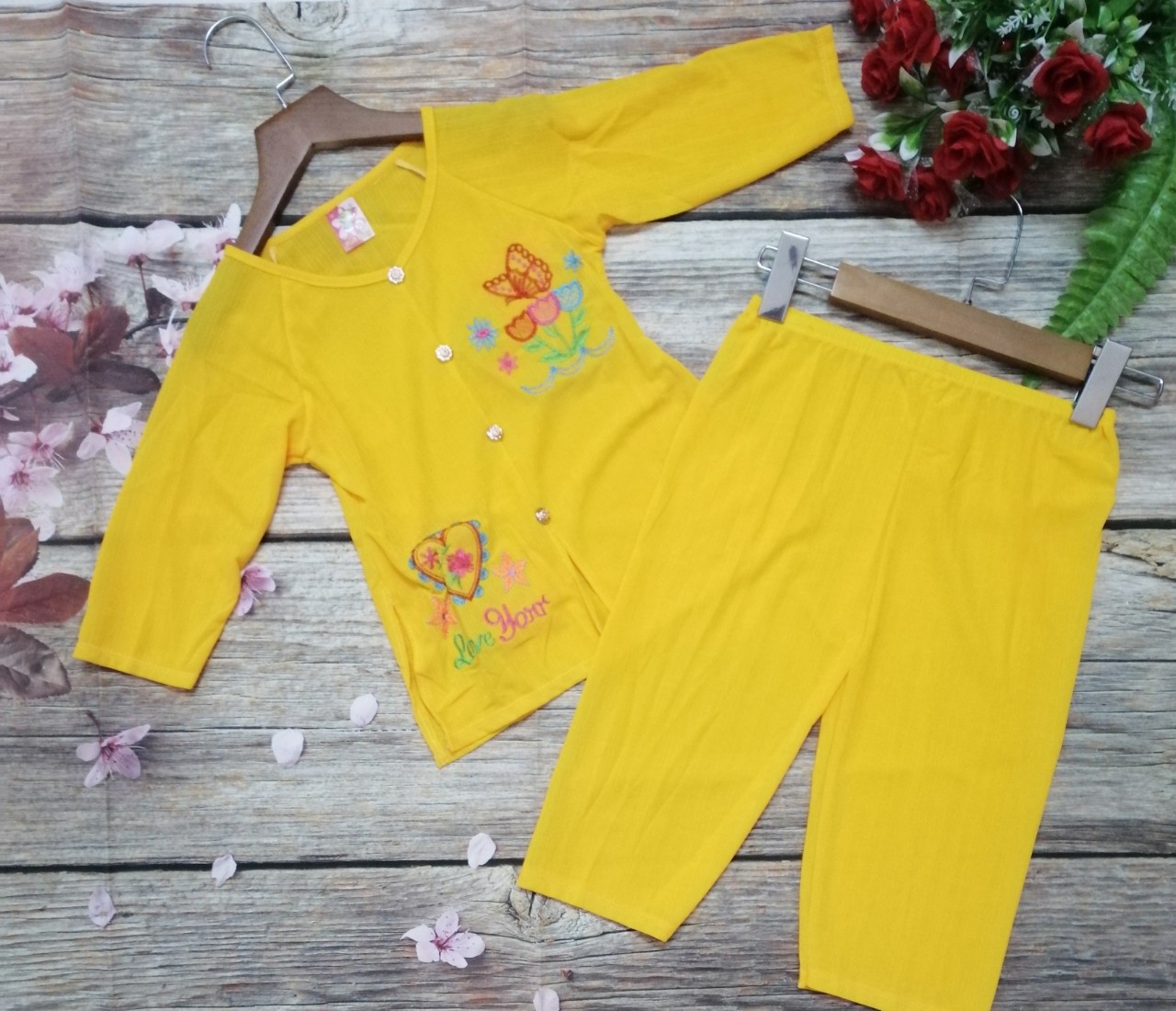 Bộ Áo Quần Bà Ba Truyền Thống Bé Gái - Sam Storee