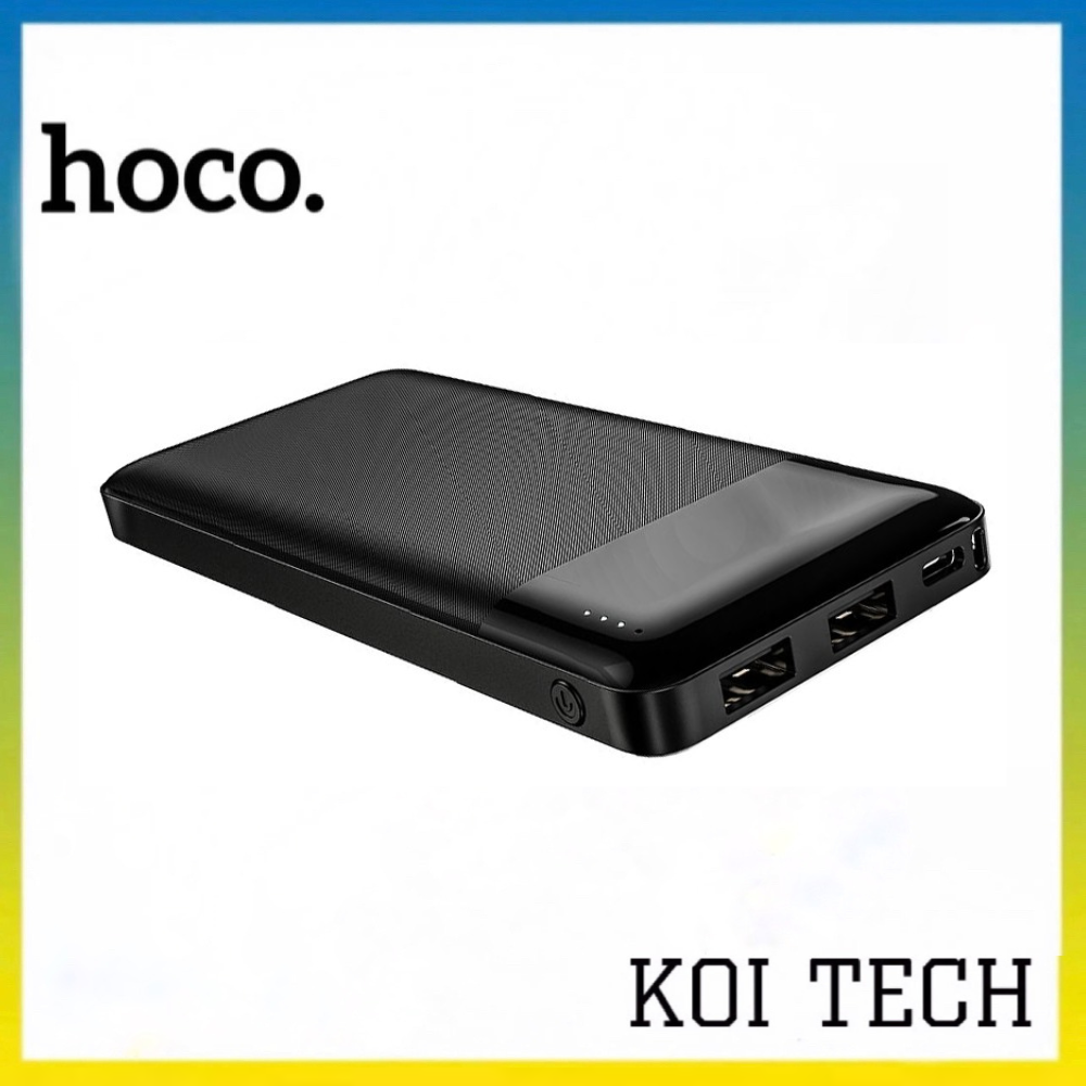 Pin sạc dự phòng chính hãng Hoco 10000mAh  - Sạc dự phòng  2 cổng sạc USB dung cho đt samsung sony LG iphone 11 12 13 14 promax ... - KOI TECH