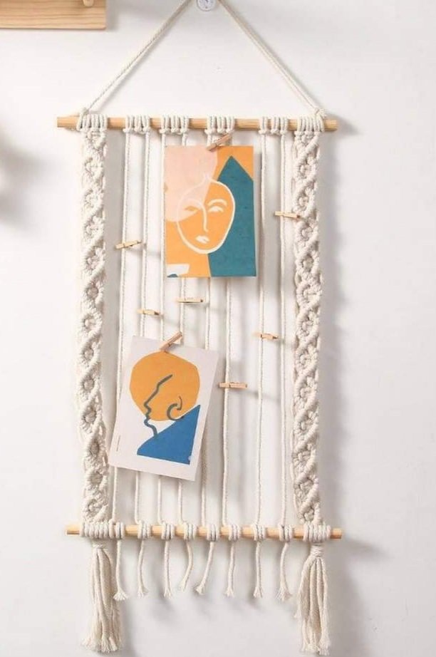 Khung treo hình macrame
