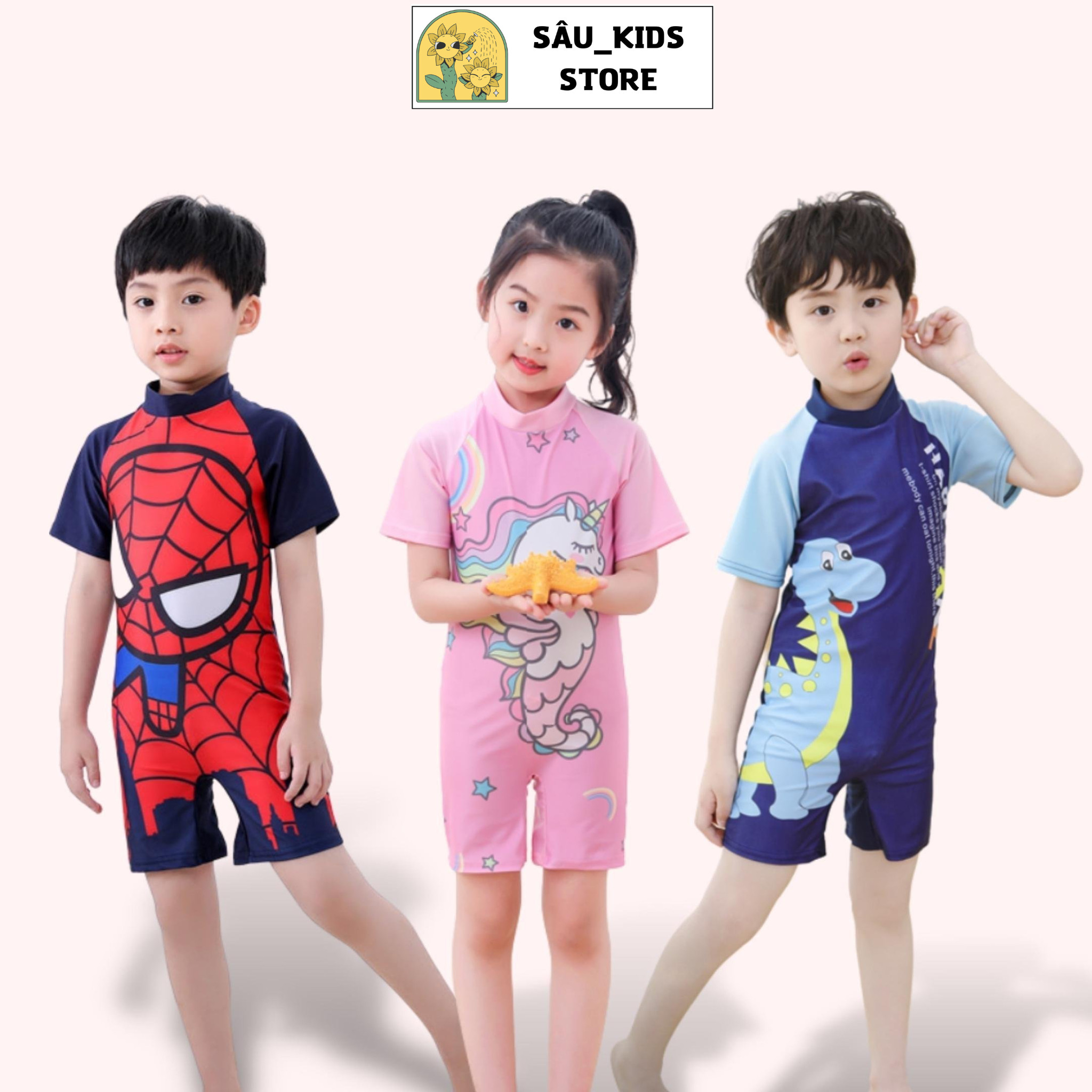 HOÀN TIỀN 15 Đồ Bơi Tắm Mưa Cho Bé Hãng Dollarkids Từ 10kg Đến Size Đại