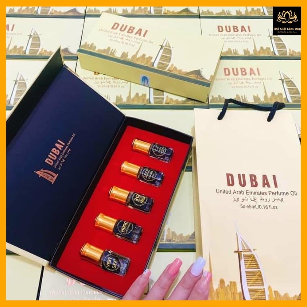 Tinh dầu nước hoa dubai mini pháp dạng lăn nam nữ 5ml lưu giữ mùi hương thơm lâu 24h ngọt ngào quyến rũ sang trọng bỏ túi tiện lợi