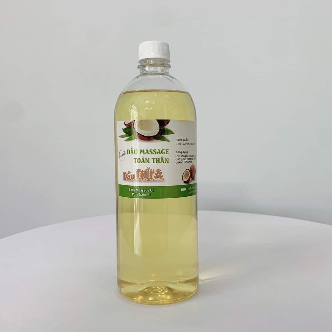 Dầu dừa massage toàn thân