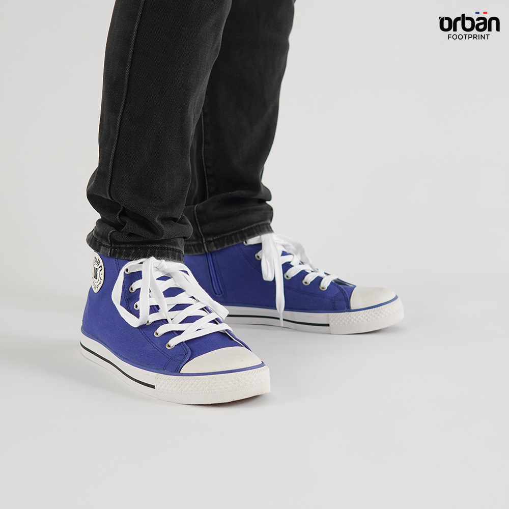 Giày Sneaker cao cổ thời trang Urban UM1718 xanh lam