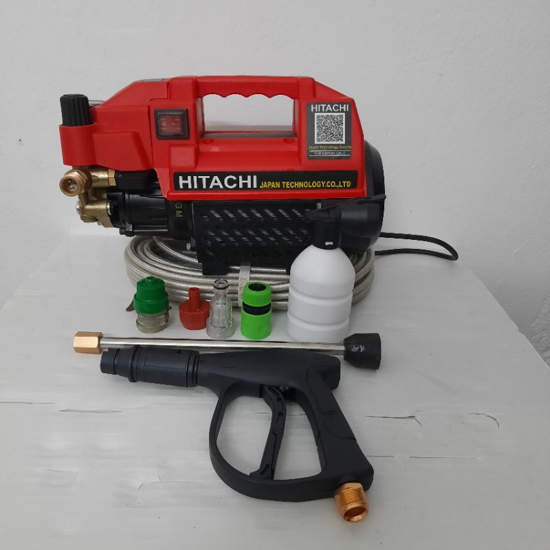 Máy rửa xe mini máy rửa xe hitachi 3500w có chỉnh áp lực nước