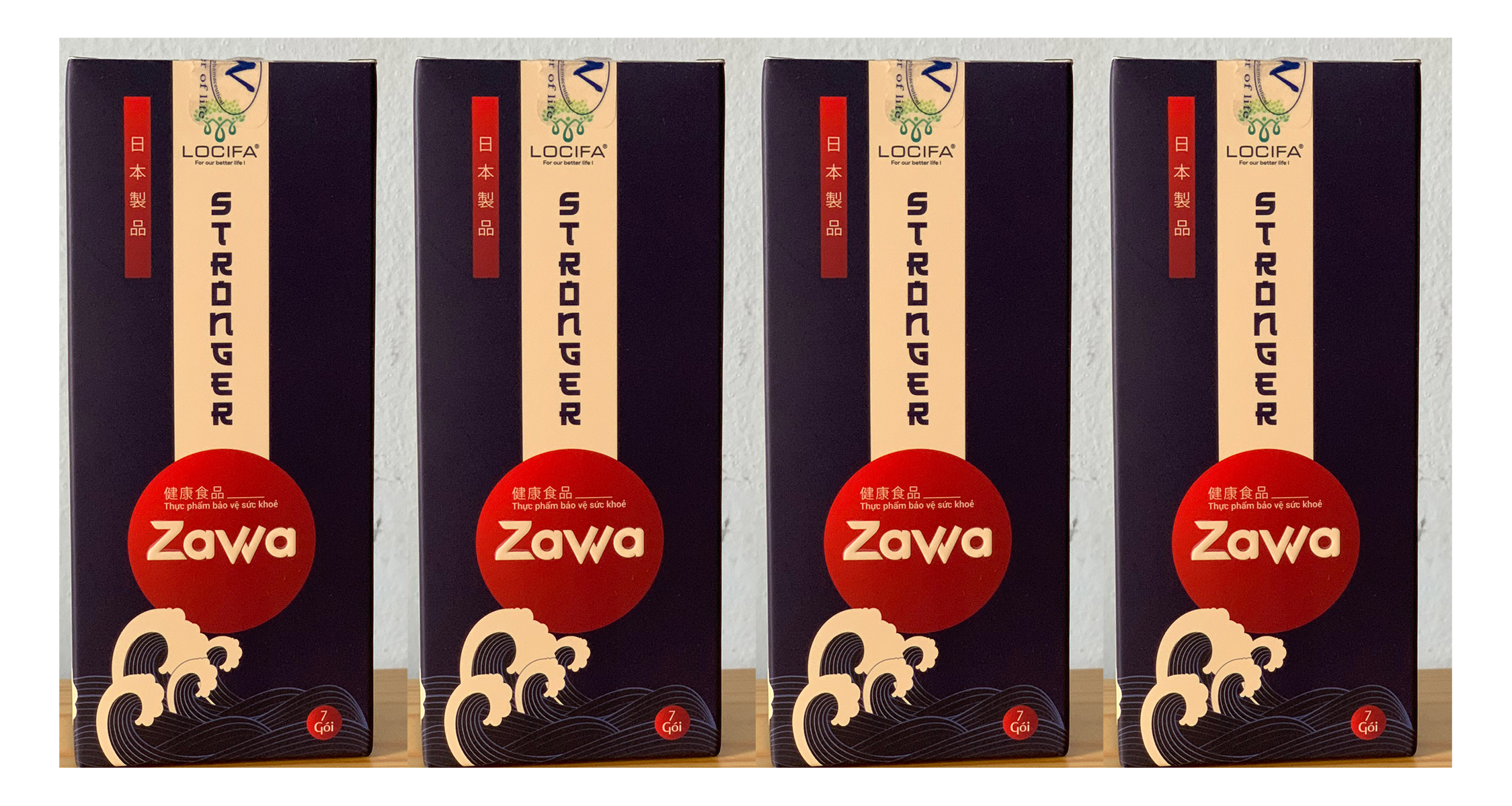 Zawa - hỗ trợ sức khoẻ nam giới - mỗi hộp 7 gói
