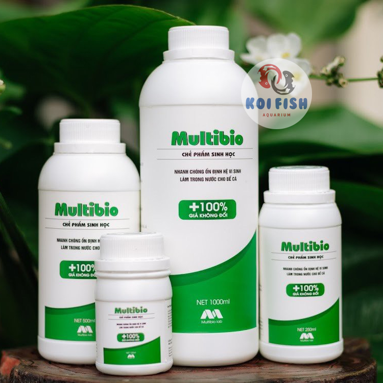 Vi sinh làm trong nước bể cá cảnh, tép cảnh multibio 125ml, 250ml, 500ml, 1000ml