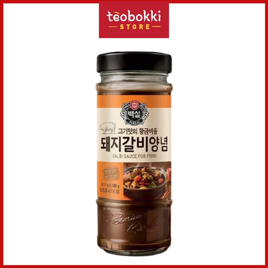 Sốt BBQ sườn heo Beksul 500g