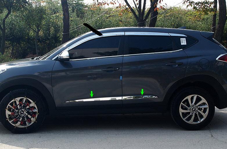 Nẹp sườn hông xe Hyundai Tucson 2016-2021