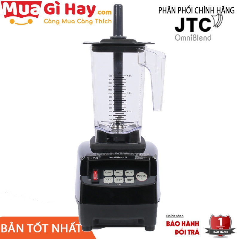 Máy xay sinh tố công nghiệp omniblend v-tm800a công suất lớn chống ồn hàng chính hãng