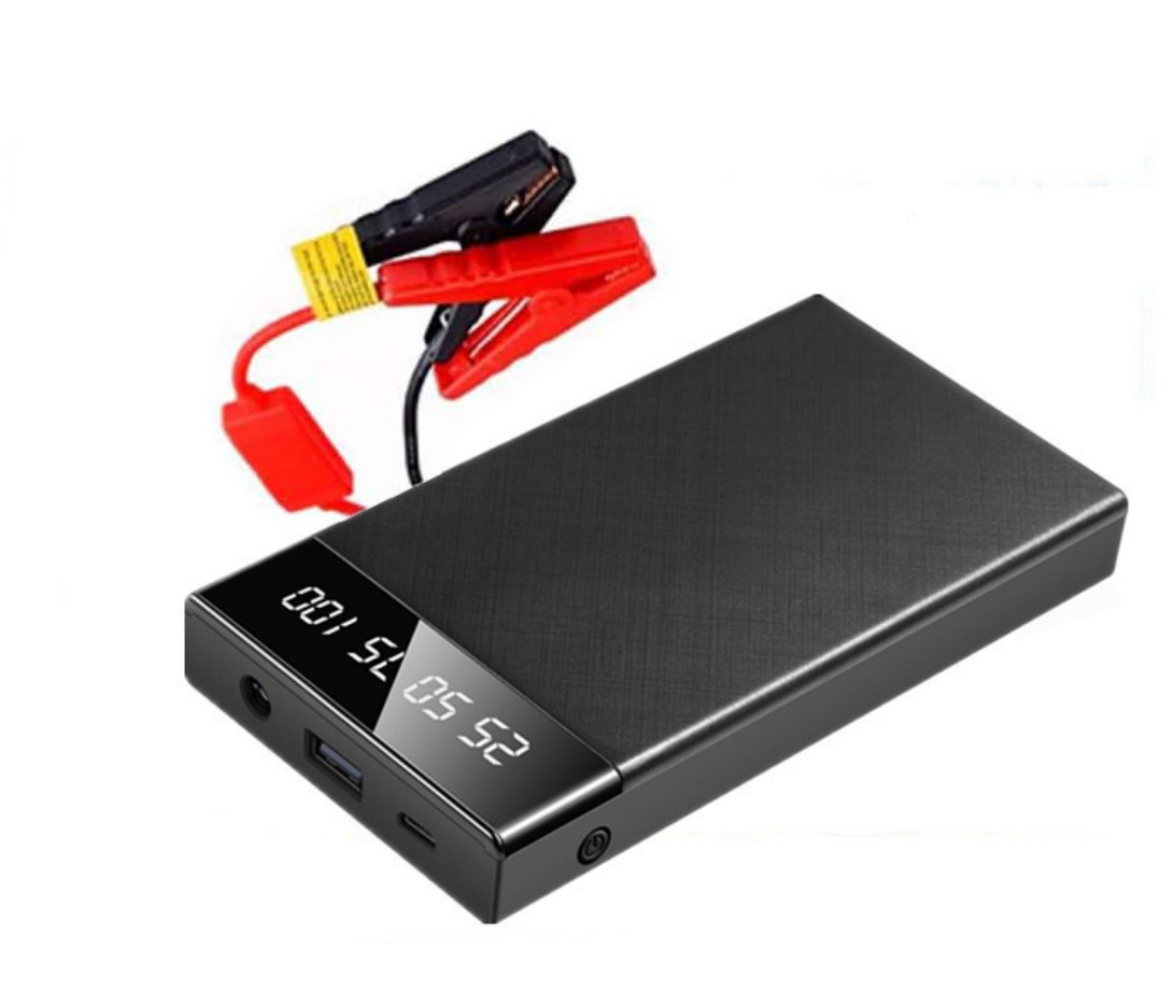 [JLM-09 Đen] Bộ Kích Bình Ô Tô 12V Câu Bình Ác Quy Khẩn Cấp Cho Xe Xăng Dưới 1.5L Đa Năng Sạc Dự Phòng Đèn Pin Kích Bình  BH 12 Tháng