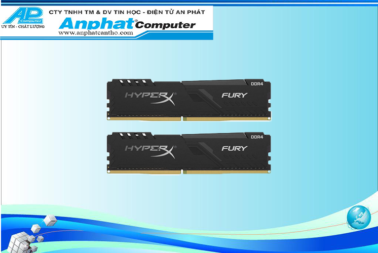 Ram pc ddr4 kingston hyperx fury 16gb 2666 - hàng chính hãng - bảo hành 36 tháng