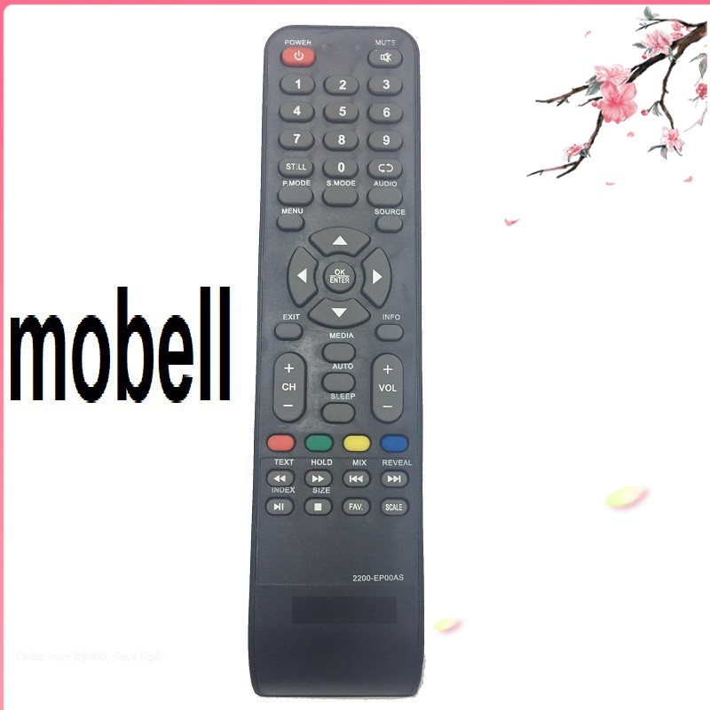 Remote điều khiển tivi MOBELL mẫu 1