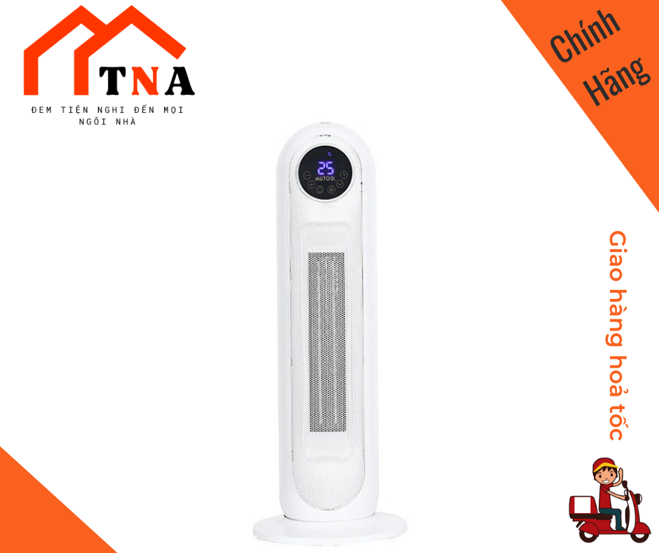 Quạt sưởi gốm Ceramic Mutosi MCH-2200 - hàng chính hãng