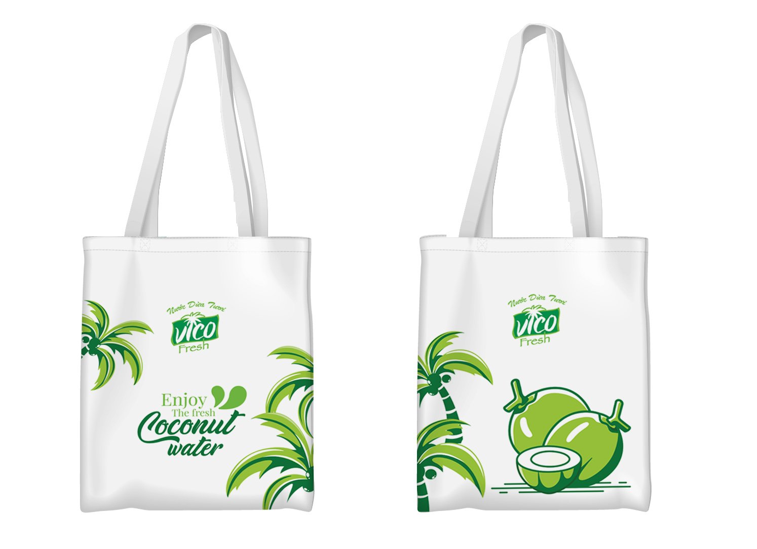 Túi Vải Canvas Vico Fresh