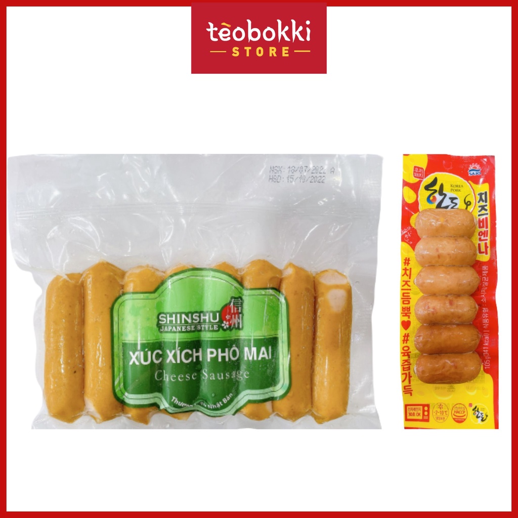 Xúc xích phô mai 105g, 200g