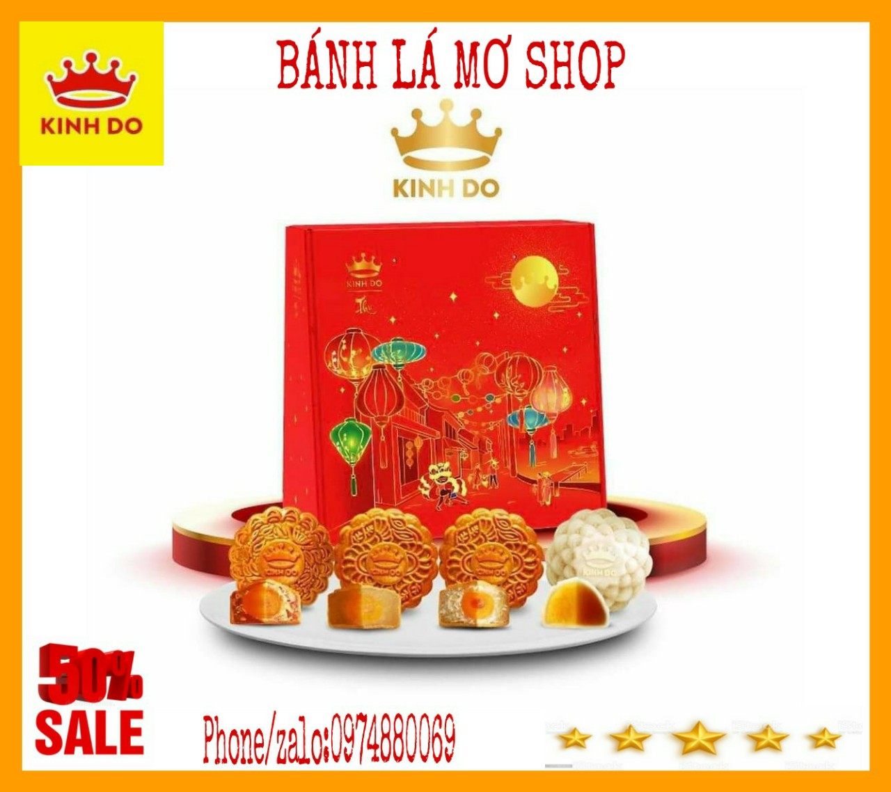 Bánh trung thu kinh đô 2022 150gr/1 trứng bánh- kinh đô mondelez