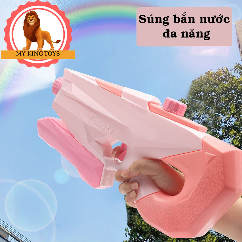Đồ chơi súng nước áp lực cho bé nhiều chế độ bắn,máy phun nước mùa hè cho bé mới nhất dung tích lớn 1200ml