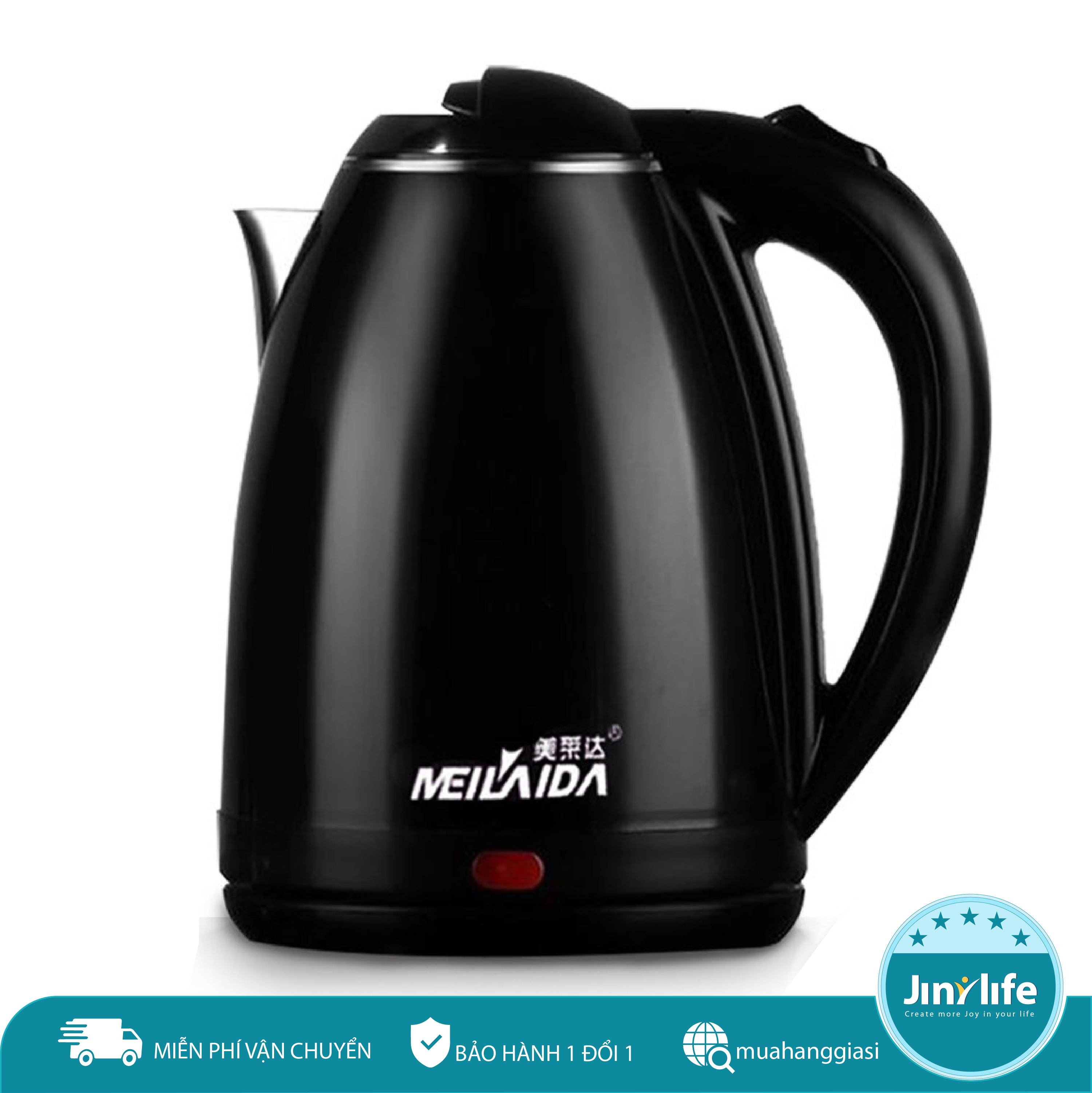 Ấm nước siêu tốc- ấm đun nước siêu tốc - bình đun nước siêu tốc 1.8l 1500w