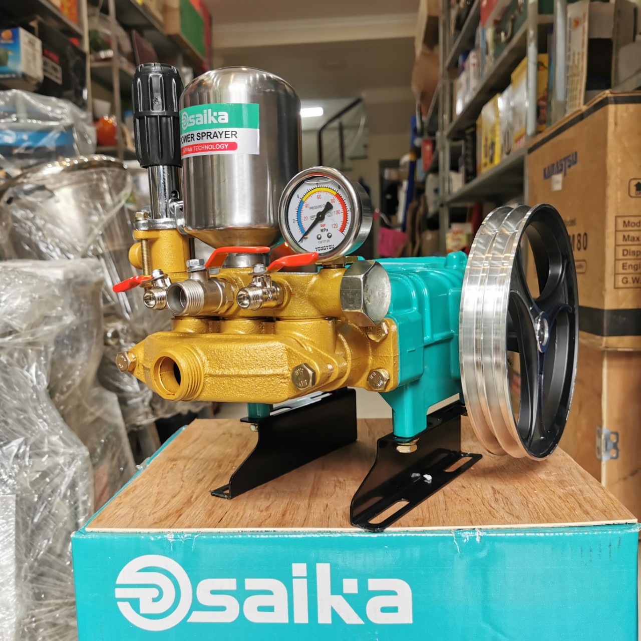 Đầu Xịt Rửa Áp Lực SAIKA Pitông Sứ 2.9HP TY 30MM 1.5HP TY 22MM