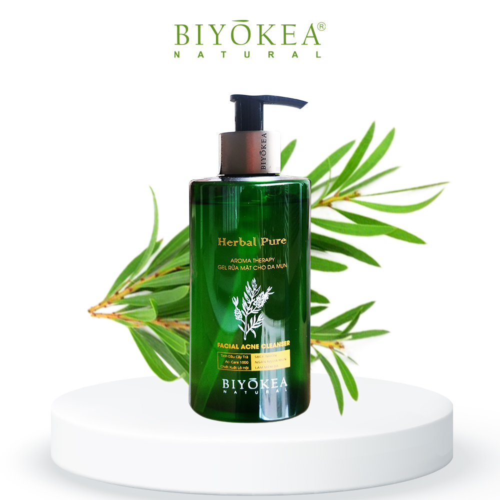Sữa rửa mặt cho da mụn biyokea 320ml