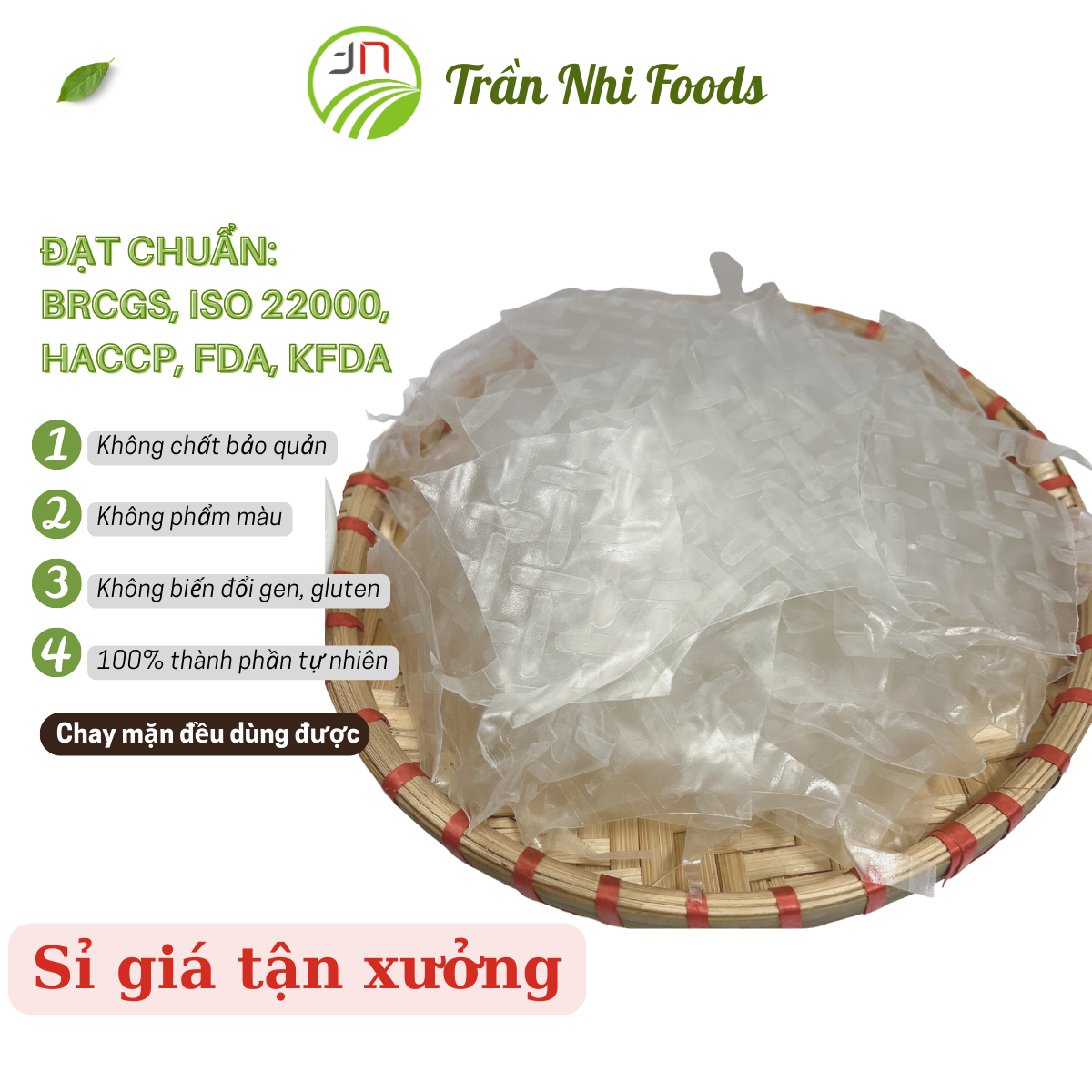 Bánh tráng rìa, bánh rìa hàng xuất khẩu dùng để làm bánh tráng trộn giá tận xưởng